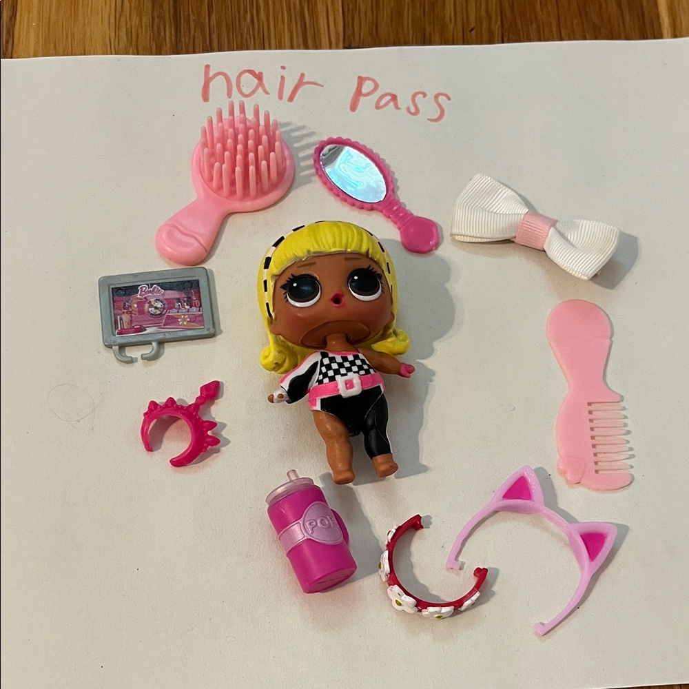 L.O.L. Surprise! Doll with Pink and Yellow Accessories